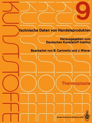 Buchcover Kunststoffe | Bodo Carlowitz | EAN 9783540511014 | ISBN 3-540-51101-6 | ISBN 978-3-540-51101-4