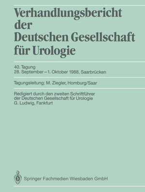 Buchcover 40. Tagung, 28. September–1. Oktober 1988, Saarbrücken  | EAN 9783540511588 | ISBN 3-540-51158-X | ISBN 978-3-540-51158-8