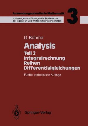 Buchcover Analysis | Gert Böhme | EAN 9783540523178 | ISBN 3-540-52317-0 | ISBN 978-3-540-52317-8