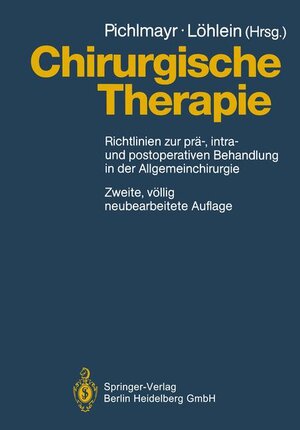 Buchcover Chirurgische Therapie  | EAN 9783540526513 | ISBN 3-540-52651-X | ISBN 978-3-540-52651-3