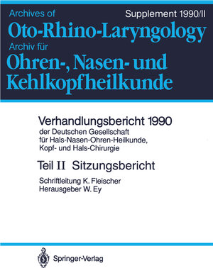Buchcover Teil II: Sitzungsbericht  | EAN 9783540531791 | ISBN 3-540-53179-3 | ISBN 978-3-540-53179-1