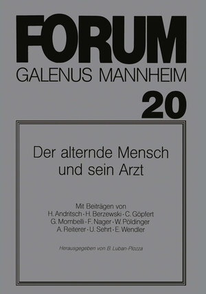 Buchcover Der alternde Mensch und sein Arzt | EAN 9783540532415 | ISBN 3-540-53241-2 | ISBN 978-3-540-53241-5