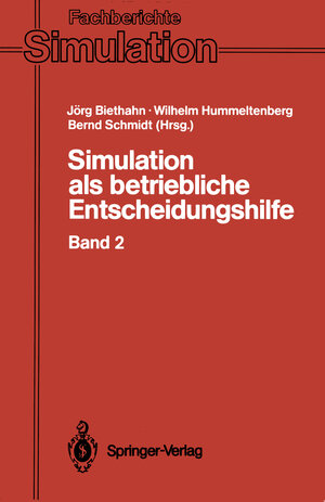 Buchcover Simulation als betriebliche Entscheidungshilfe  | EAN 9783540532897 | ISBN 3-540-53289-7 | ISBN 978-3-540-53289-7