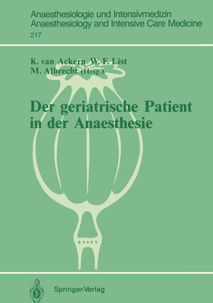 Buchcover Der geriatrische Patient in der Anaesthesie  | EAN 9783540535065 | ISBN 3-540-53506-3 | ISBN 978-3-540-53506-5
