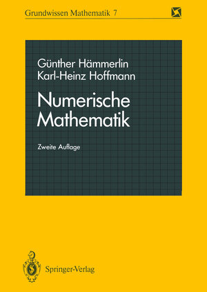 Buchcover Numerische Mathematik | Günther Hämmerlin | EAN 9783540535393 | ISBN 3-540-53539-X | ISBN 978-3-540-53539-3