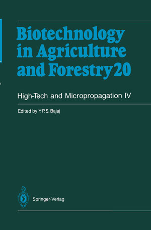 Buchcover High-Tech and Micropropagation IV  | EAN 9783540536611 | ISBN 3-540-53661-2 | ISBN 978-3-540-53661-1