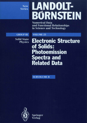 Buchcover Electronic Structure of Solids b | A. Goldmann | EAN 9783540537052 | ISBN 3-540-53705-8 | ISBN 978-3-540-53705-2