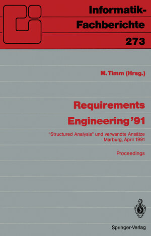 Buchcover Requirements Engineering ’91  | EAN 9783540540250 | ISBN 3-540-54025-3 | ISBN 978-3-540-54025-0