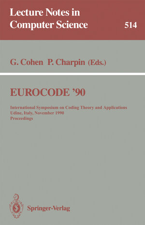 Buchcover EUROCODE '90  | EAN 9783540543039 | ISBN 3-540-54303-1 | ISBN 978-3-540-54303-9