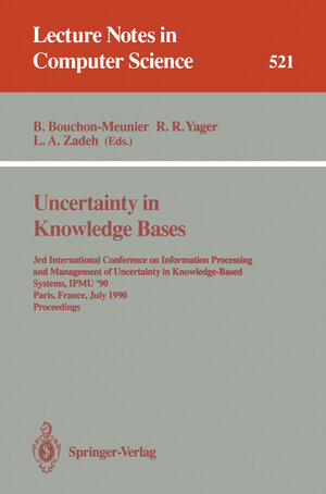 Buchcover Uncertainty in Knowledge Bases | EAN 9783540543466 | ISBN 3-540-54346-5 | ISBN 978-3-540-54346-6