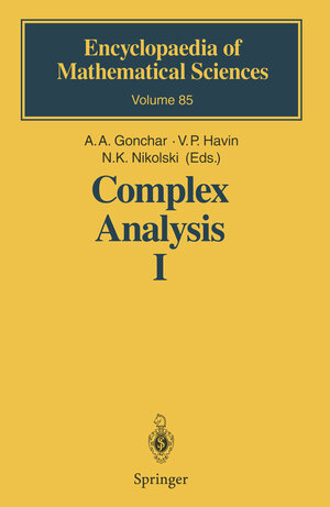 Buchcover Complex Analysis I | EAN 9783540547037 | ISBN 3-540-54703-7 | ISBN 978-3-540-54703-7