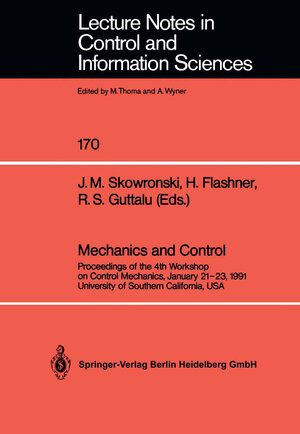 Buchcover Mechanics and Control  | EAN 9783540549543 | ISBN 3-540-54954-4 | ISBN 978-3-540-54954-3