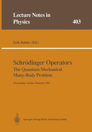Buchcover Schrödinger Operators The Quantum Mechanical Many-Body Problem  | EAN 9783540554905 | ISBN 3-540-55490-4 | ISBN 978-3-540-55490-5