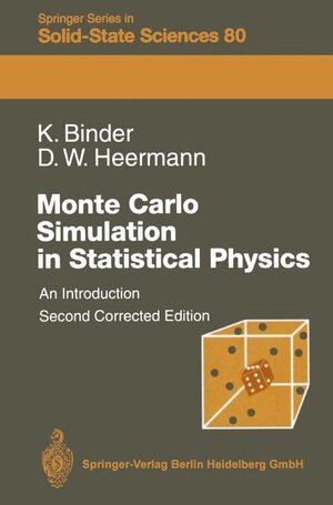 Buchcover Monte Carlo Simulation in Statistical Physics | Kurt Binder | EAN 9783540557296 | ISBN 3-540-55729-6 | ISBN 978-3-540-55729-6