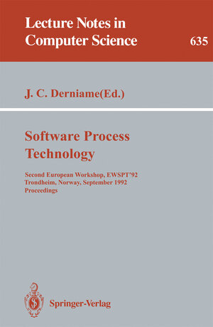 Buchcover Software Process Technology  | EAN 9783540559283 | ISBN 3-540-55928-0 | ISBN 978-3-540-55928-3