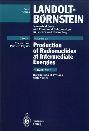 Buchcover Interactions of Protons with Nuclei (Supplement to I/13a,b,c)  | EAN 9783540561675 | ISBN 3-540-56167-6 | ISBN 978-3-540-56167-5