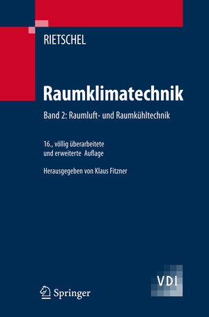 Buchcover Raumklimatechnik  | EAN 9783540570110 | ISBN 3-540-57011-X | ISBN 978-3-540-57011-0