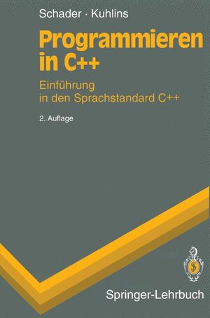 Buchcover Programmieren in C++ | Martin Schader | EAN 9783540575573 | ISBN 3-540-57557-X | ISBN 978-3-540-57557-3
