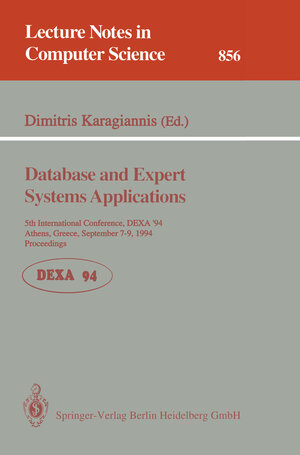 Buchcover Database and Expert Systems Applications | EAN 9783540584353 | ISBN 3-540-58435-8 | ISBN 978-3-540-58435-3