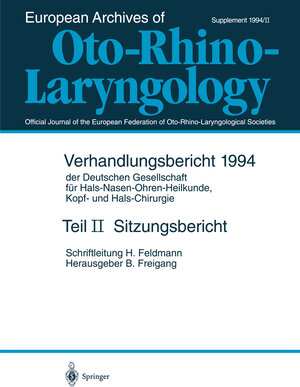 Buchcover Sitzungsbericht  | EAN 9783540585527 | ISBN 3-540-58552-4 | ISBN 978-3-540-58552-7