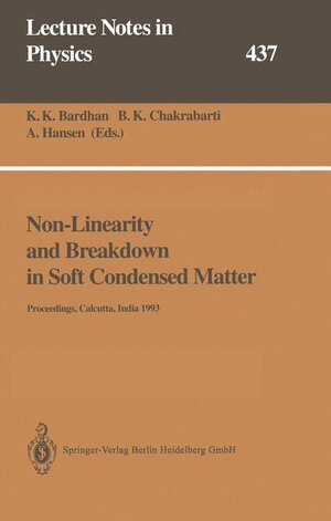 Buchcover Non-Linearity and Breakdown in Soft Condensed Matter | EAN 9783540586524 | ISBN 3-540-58652-0 | ISBN 978-3-540-58652-4