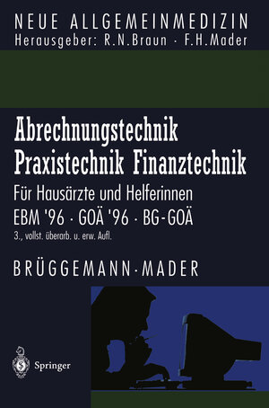Buchcover Abrechnungstechnik Praxistechnik · Finanztechnik | Eckhard Brüggemann | EAN 9783540604648 | ISBN 3-540-60464-2 | ISBN 978-3-540-60464-8