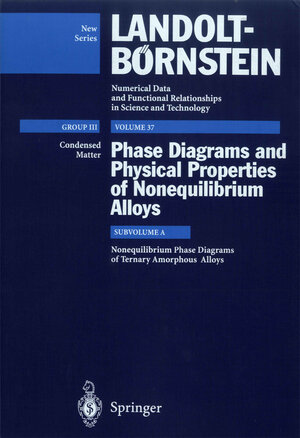 Buchcover Nonequilibrium Phase Diagrams of Ternary Amorphous Alloys | EAN 9783540605072 | ISBN 3-540-60507-X | ISBN 978-3-540-60507-2