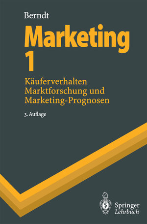 Buchcover Marketing 1 | Ralph Berndt | EAN 9783540608127 | ISBN 3-540-60812-5 | ISBN 978-3-540-60812-7