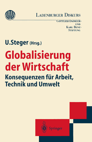 Buchcover Globalisierung der Wirtschaft  | EAN 9783540611219 | ISBN 3-540-61121-5 | ISBN 978-3-540-61121-9