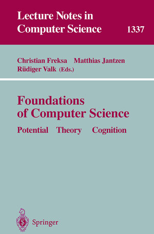 Buchcover Foundations of Computer Science | EAN 9783540637462 | ISBN 3-540-63746-X | ISBN 978-3-540-63746-2