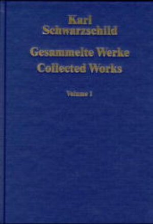 Buchcover Gesammelte Werke / Collected Works | Karl Schwarzschild | EAN 9783540638667 | ISBN 3-540-63866-0 | ISBN 978-3-540-63866-7