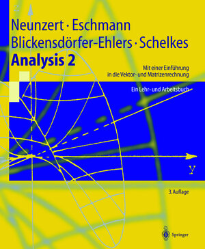 Analysis 2: Mit einer Einführung in die Vektor- und Matrizenrechnung: Mit einer Einführung in die Vektor- und Matrizenrechnung. Ein Lehrbuch- und Arbeitsbuch (Springer-Lehrbuch)