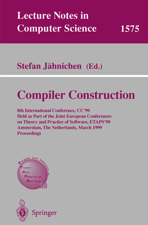 Buchcover Compiler Construction | EAN 9783540657170 | ISBN 3-540-65717-7 | ISBN 978-3-540-65717-0