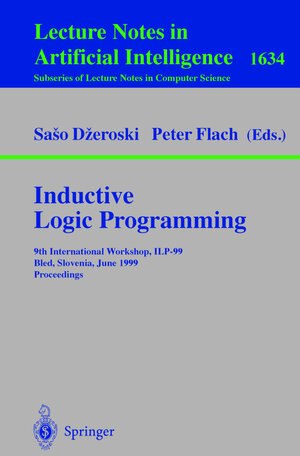 Buchcover Inductive Logic Programming  | EAN 9783540661092 | ISBN 3-540-66109-3 | ISBN 978-3-540-66109-2