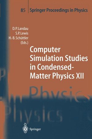 Buchcover Computer Simulation Studies in Condensed-Matter Physics XII  | EAN 9783540665656 | ISBN 3-540-66565-X | ISBN 978-3-540-66565-6