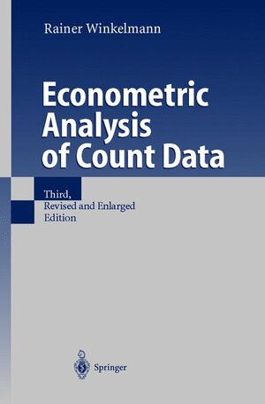 Buchcover Econometric Analysis of Count Data | Rainer Winkelmann | EAN 9783540673408 | ISBN 3-540-67340-7 | ISBN 978-3-540-67340-8