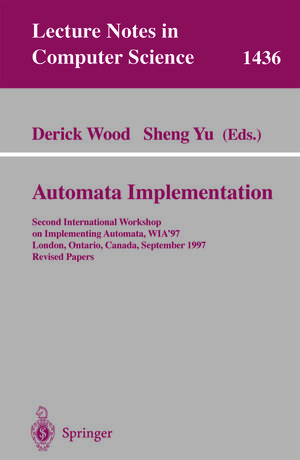 Buchcover Automata Implementation  | EAN 9783540691044 | ISBN 3-540-69104-9 | ISBN 978-3-540-69104-4