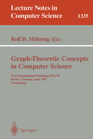 Buchcover Graph-Theoretic Concepts in Computer Science | EAN 9783540696438 | ISBN 3-540-69643-1 | ISBN 978-3-540-69643-8