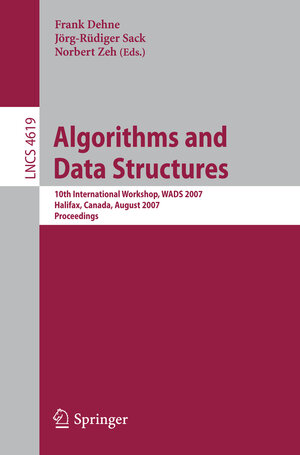 Buchcover Algorithms and Data Structures  | EAN 9783540739487 | ISBN 3-540-73948-3 | ISBN 978-3-540-73948-7