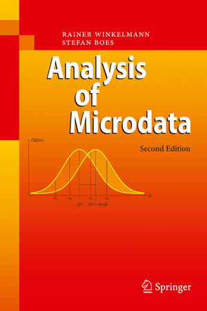 Buchcover Analysis of Microdata | Rainer Winkelmann | EAN 9783540927471 | ISBN 3-540-92747-6 | ISBN 978-3-540-92747-1