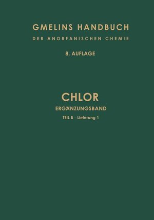 Buchcover Chlor | R. J. Meyer | EAN 9783540930457 | ISBN 3-540-93045-0 | ISBN 978-3-540-93045-7