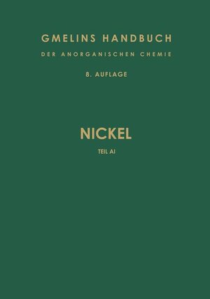 Buchcover Nickel | R. J. Meyer | EAN 9783540931379 | ISBN 3-540-93137-6 | ISBN 978-3-540-93137-9