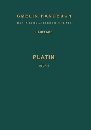 Buchcover Platin | Ekkehard Fluck | EAN 9783540931614 | ISBN 3-540-93161-9 | ISBN 978-3-540-93161-4