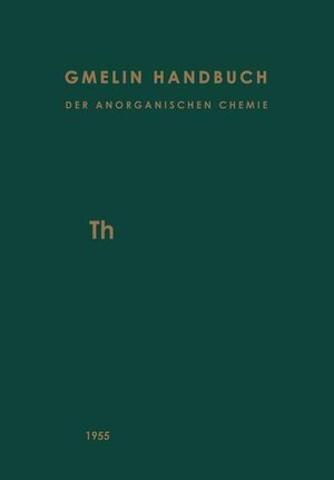 Buchcover Thorium | R. J. Meyer | EAN 9783540932277 | ISBN 3-540-93227-5 | ISBN 978-3-540-93227-7
