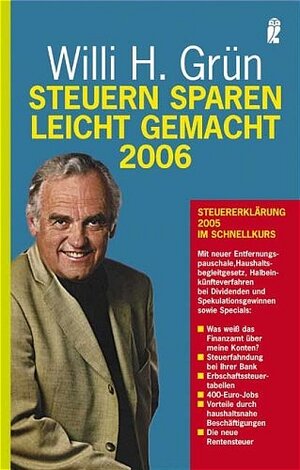 Buchcover Steuern sparen leicht gemacht 2006 | Willi H Grün | EAN 9783548367965 | ISBN 3-548-36796-8 | ISBN 978-3-548-36796-5