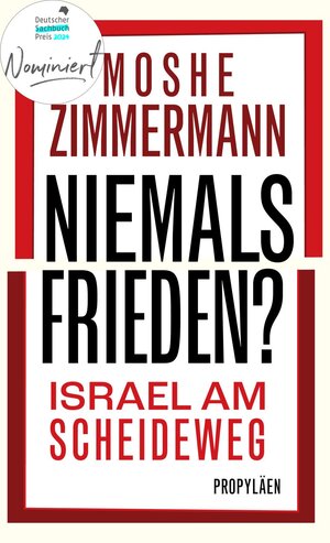 Buchcover Niemals Frieden? | Moshe Zimmermann | EAN 9783549100837 | ISBN 3-549-10083-3 | ISBN 978-3-549-10083-7