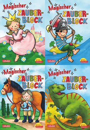 Buchcover Magische Zauberblöcke (4x1 Exemplar)  | EAN 9783551015235 | ISBN 3-551-01523-6 | ISBN 978-3-551-01523-5