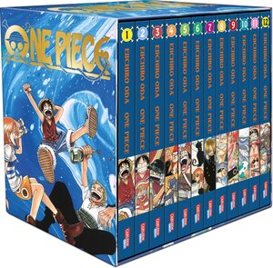 Buchcover One Piece Sammelschuber 1: East Blue (inklusive Band 1–12) | Eiichiro Oda | EAN 9783551024374 | ISBN 3-551-02437-5 | ISBN 978-3-551-02437-4