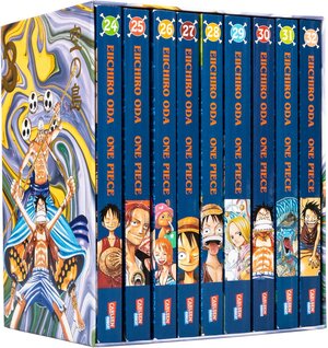 Buchcover One Piece Sammelschuber 3: Skypia (inklusive Band 24–32) | Eiichiro Oda | EAN 9783551024398 | ISBN 3-551-02439-1 | ISBN 978-3-551-02439-8