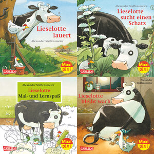 Buchcover Maxi-Pixi-Serie Nr. 33: 4er Bundle: Lieselotte | Alexander Steffensmeier | EAN 9783551030153 | ISBN 3-551-03015-4 | ISBN 978-3-551-03015-3